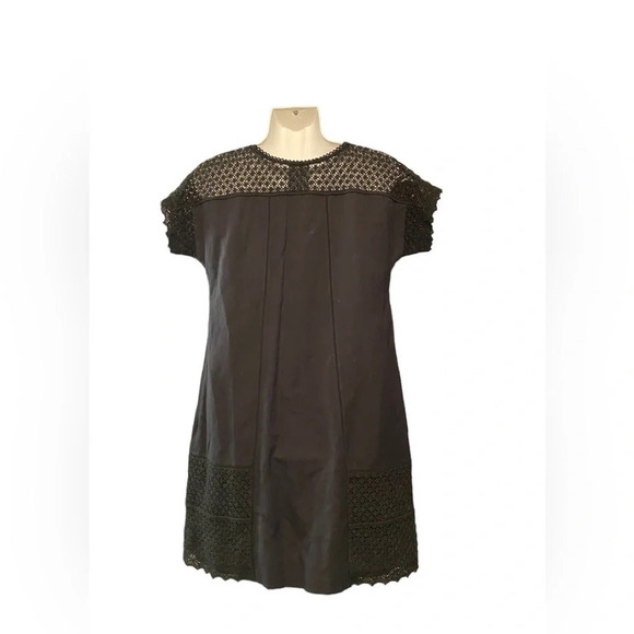 Anthropologie Girls From Savoy Linen Blend Black Dress - Picture 6 of 11